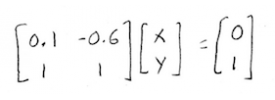 New steady-state equations (matrix form)