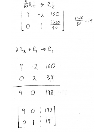 Leontief input-output matrix equations - solution part 4